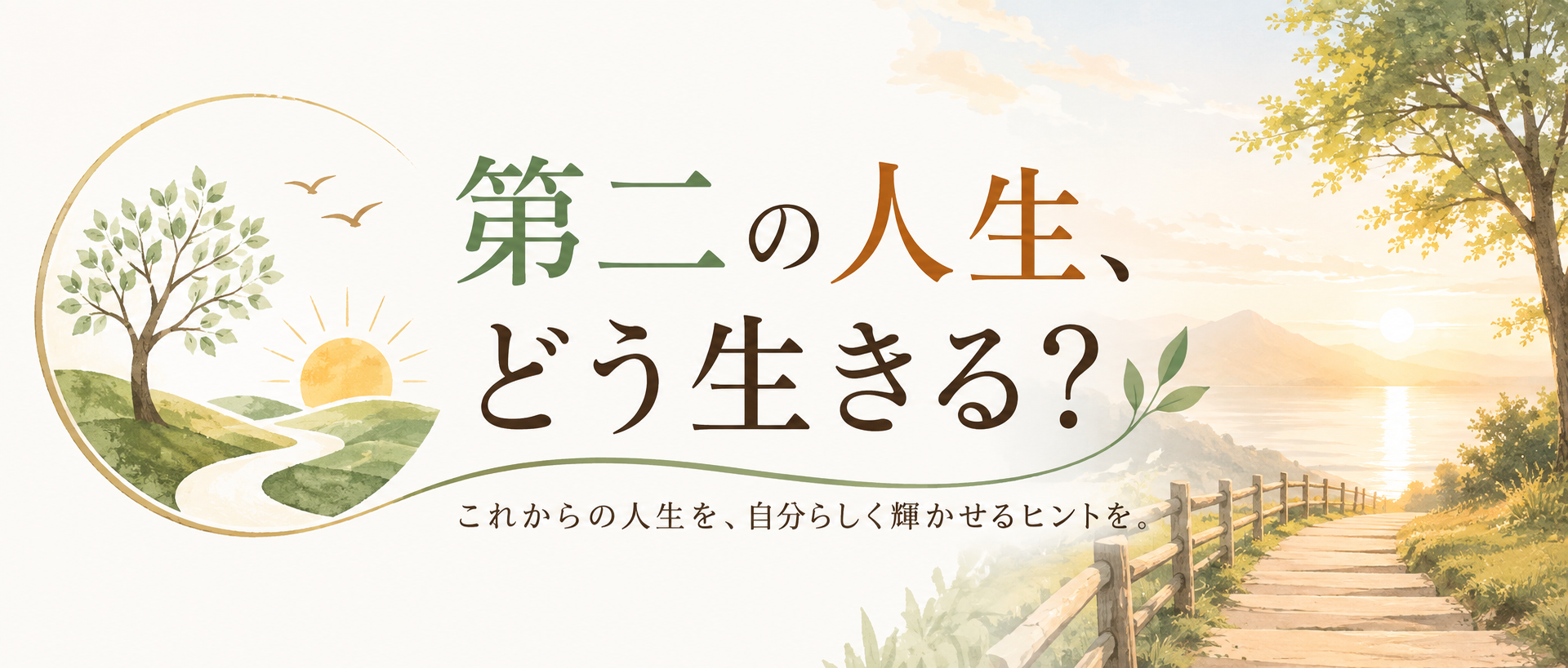 第二の人生、どう生きる？